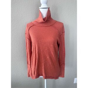 We the Free Free People Split Back Turtleneck